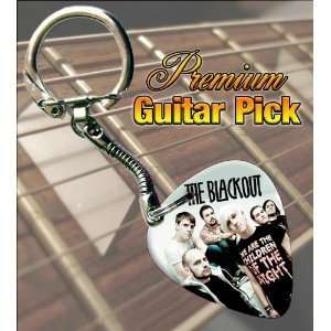  The Blackout Premium Guitar Pick Keyring Musical 