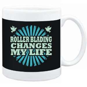  Mug Black  Roller Blading changes my life  Hobbies 