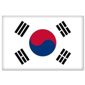  South Korea Korean Flag car bumper sticker 5 x 4 