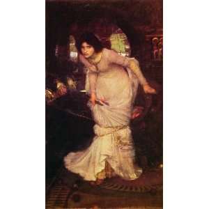  oil paintings   John William Waterhouse   24 x 42 inches   The Lady 