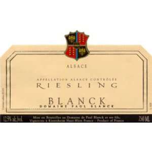  2009 Paul Blanck Classique Riesling 750ml Grocery 
