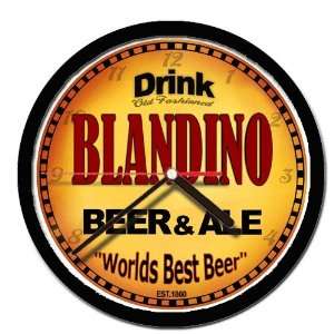  BLANDINO beer and ale cerveza wall clock 