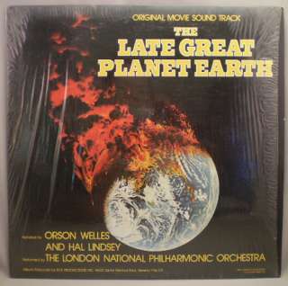 LATE GREAT PLANET EARTH 1979 SOUNDTRACK LP ORSON WELLES  