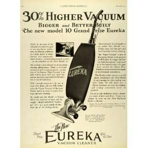 1927 Ad Eureka Model 10 Vacuum Cleaners Grand Prize Household Dirt 