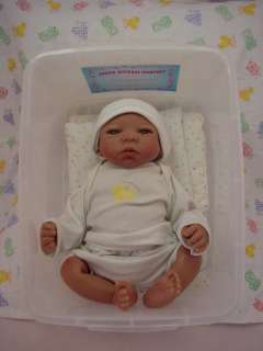 16 nursery baby vinyl doll by artist sheila michael of master piece 