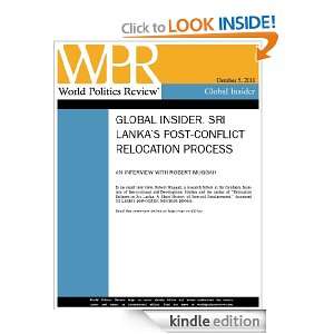 Lankas Post Conflict Relocation Process (World Politics Review Global 