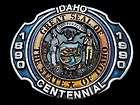 vintage 1990 idaho centennial state seal belt buckle one day