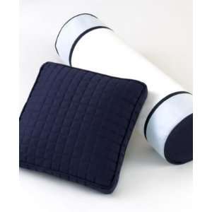  Hotel Collection Tri Color Block Neck Roll Pillow  Light 