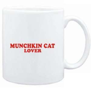  Mug White  Munchkin LOVER  Cats