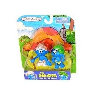   Pacific   The Smurfs 2 Figure Pack   TRACKER SMURF & WILD SMURF [Toy