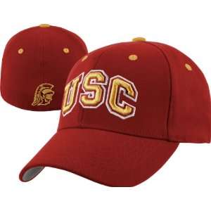 USC Trojans Team Color Top of the World Flex Hat  Sports 