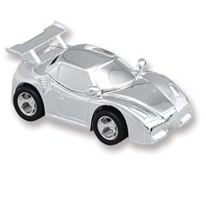  Silver plated Race Car Bank Jewelry