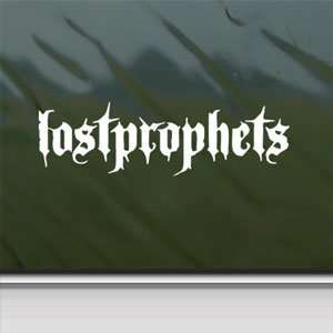  Lostprophets White Sticker Rock Band Laptop Vinyl Window 