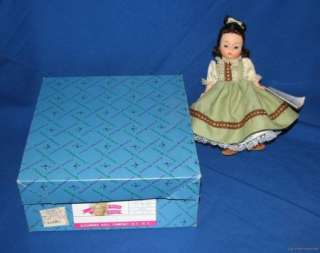 Vtg Madame Alexander Doll Beth Little Women 406 Original Box  