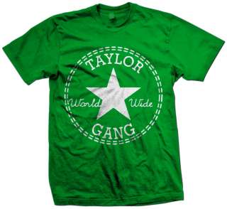 TAYLOR GANG ALL STAR ~ Wiz Khalifa Retro hip hop rap t shirt MODEL 1 