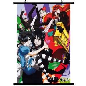 Black Butler Anime Wall Scroll Poster (32*47) Support Customized
