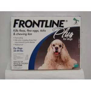  Frontline Plus Blue Box Dogs 23 44lbs. 6 Month Supply Pet 