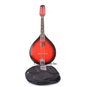  Beginner Red Acoustic Bluegrass Style Mandolin Musical Instruments