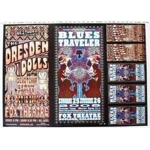  Dresden Dolls Blues Traveler Concert Poster Proof