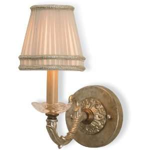  Currey and Company 5104 Silver Leaf Halo Wall Sconce with 