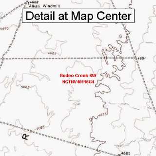   Map   Rodeo Creek SW, Nevada (Folded/Waterproof)