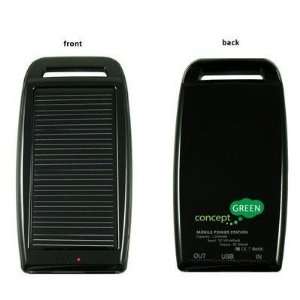  Quality Solar Charger 1250 mAh Black By Concept Green 