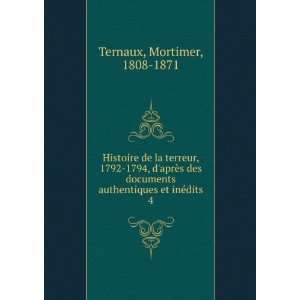  Histoire de la terreur, 1792 1794, daprÃ¨s des 