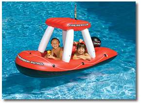 Swimming Pool Fireboat Squirter Kids Float  