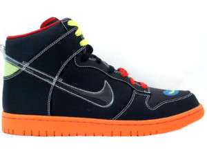 Nike Dunk High Premium SB Black Big Kids (GS) Shoes 306968 005  