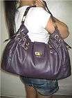 NEW purple HANDBAG BIG LARGE designer BAG LEATHER LK sholuder women 