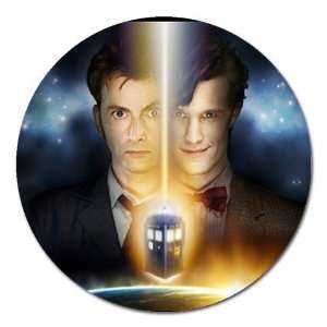  Doctor Who 10th & 11th Drs Regeneration 5 Round Magnet 