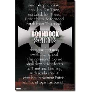  Boondocks Saints Cross And Prayer Poster 5463