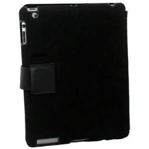  Black Macally BookStand Suede Case for iPad 2 Electronics