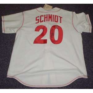   Autographed Mike Schmidt Jersey   Cooperstown Classic 
