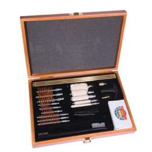   30 Piece Gun Cleaning Kit with Wooden Case
