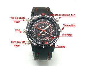 New Style Waterpoof Watch Camera Recorder camcorder 2GB  