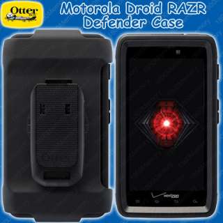   Commuter Case for Motorola Droid RAZR XT910 XP912 Black +SP Kit  