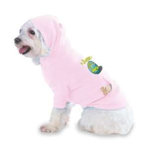 Bosses Rock My World Hooded (Hoody) T Shirt with pocket for your Dog 