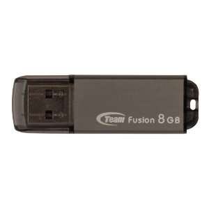  TEAM FusionII 8 GB USB 2.0 Flash Drive TG008GF105AX (Gray 