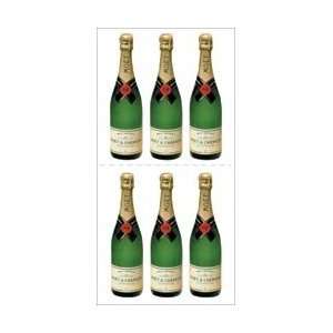   X2 6/Pkg Champagne Bottle; 6 Items/Order Arts, Crafts & Sewing