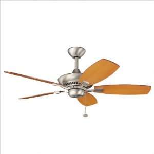   Canfield Ceiling Fan in Oil Brushed Bronze with Walnut/Cherry Blades