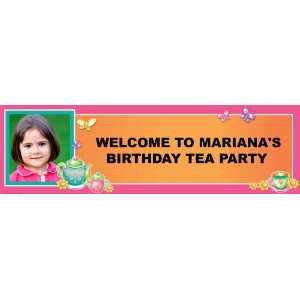  Tea for You Personalized Photo Banner Large 30 x 100 