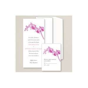   Weddings Simply Orchid Wedding Invitation