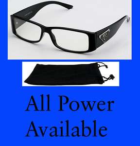 New Designer Black Reading Glasses Optical Women Men Reader 1.50 1.75 