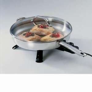  Selected 12 StainlessSteel Skillet By Presto Electronics