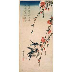  FRAMED oil paintings   Ando Hiroshige   24 x 50 inches 