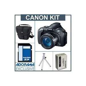  Canon PowerShot SX40 HS Digital Camera   Black   with 8GB 
