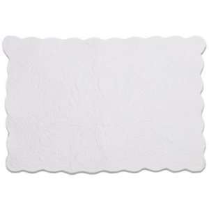  Tradewinds Textiles Boutis Quilted White Placemat