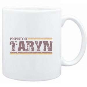  Mug White  Property of Taryn   Vintage  Female Names 