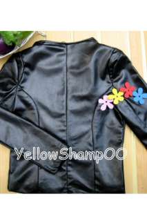 one button faux leather blazer black xs  